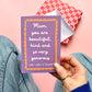Funny Beautiful, Generous Card, Mother's Day Card