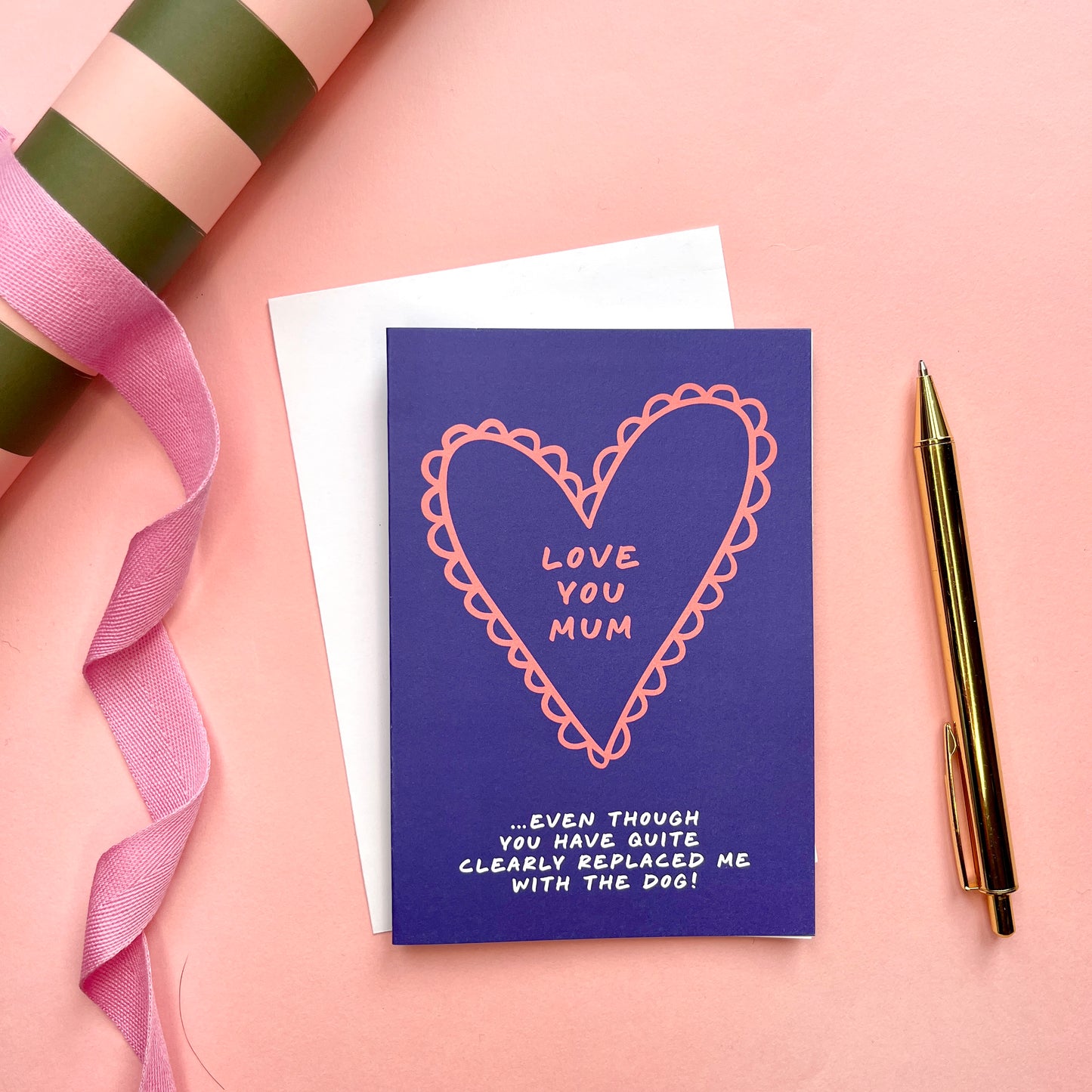 Funny Replaced By The Dog Mother's Day Card