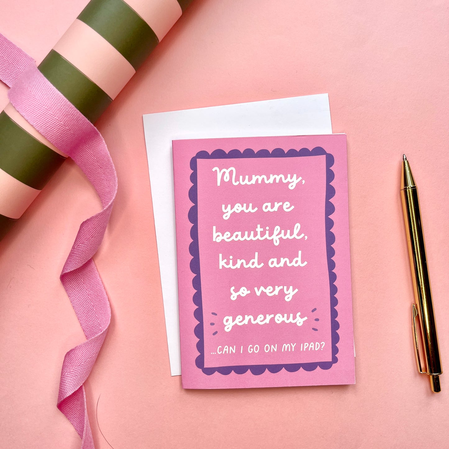 Funny Beautiful, Generous Card, Mother's Day Card