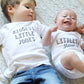 Personalised Littlest Surname Baby Grow or Sibling Set