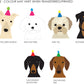 Dog Breed Birthday Card