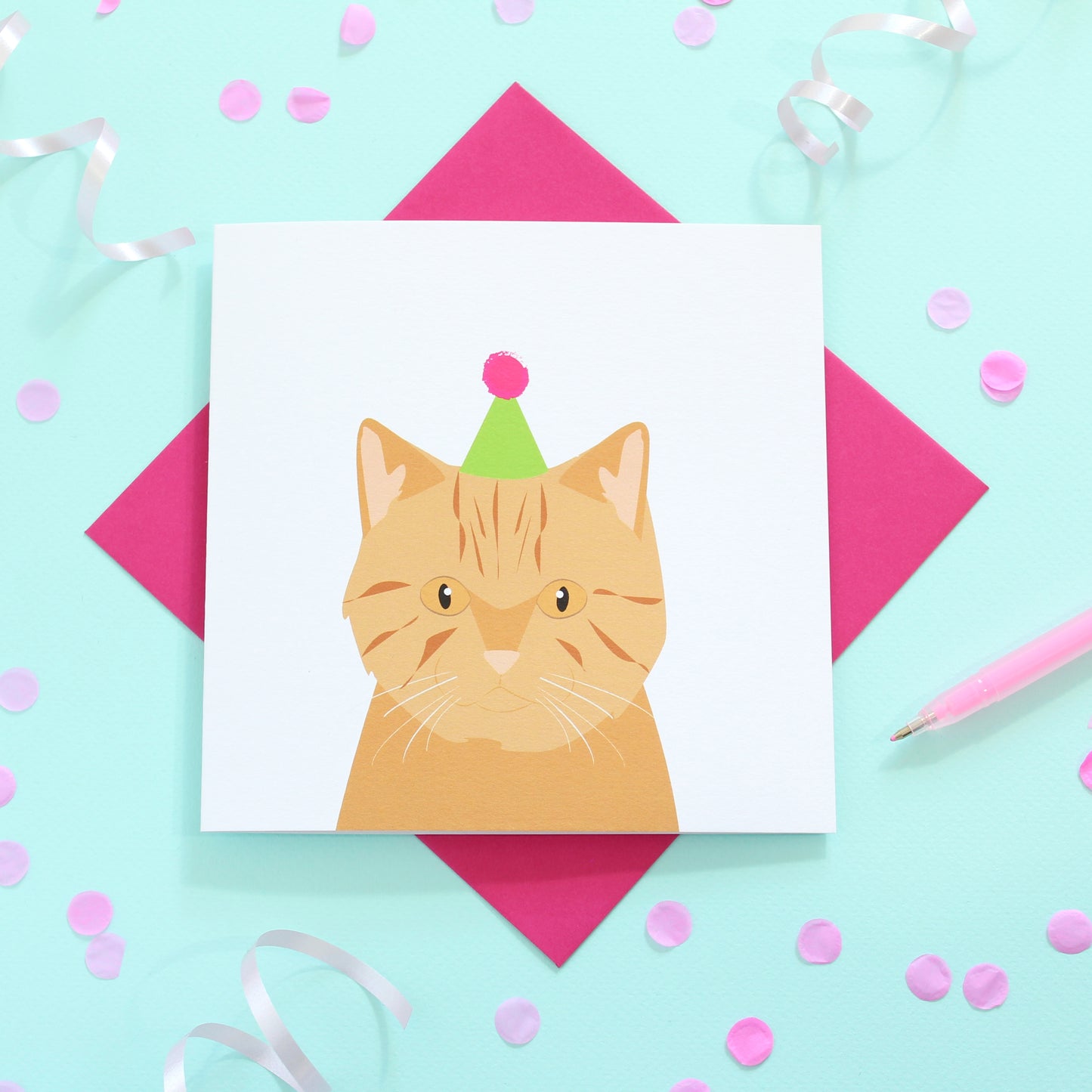 Birthday cat card - Multiple Breeds