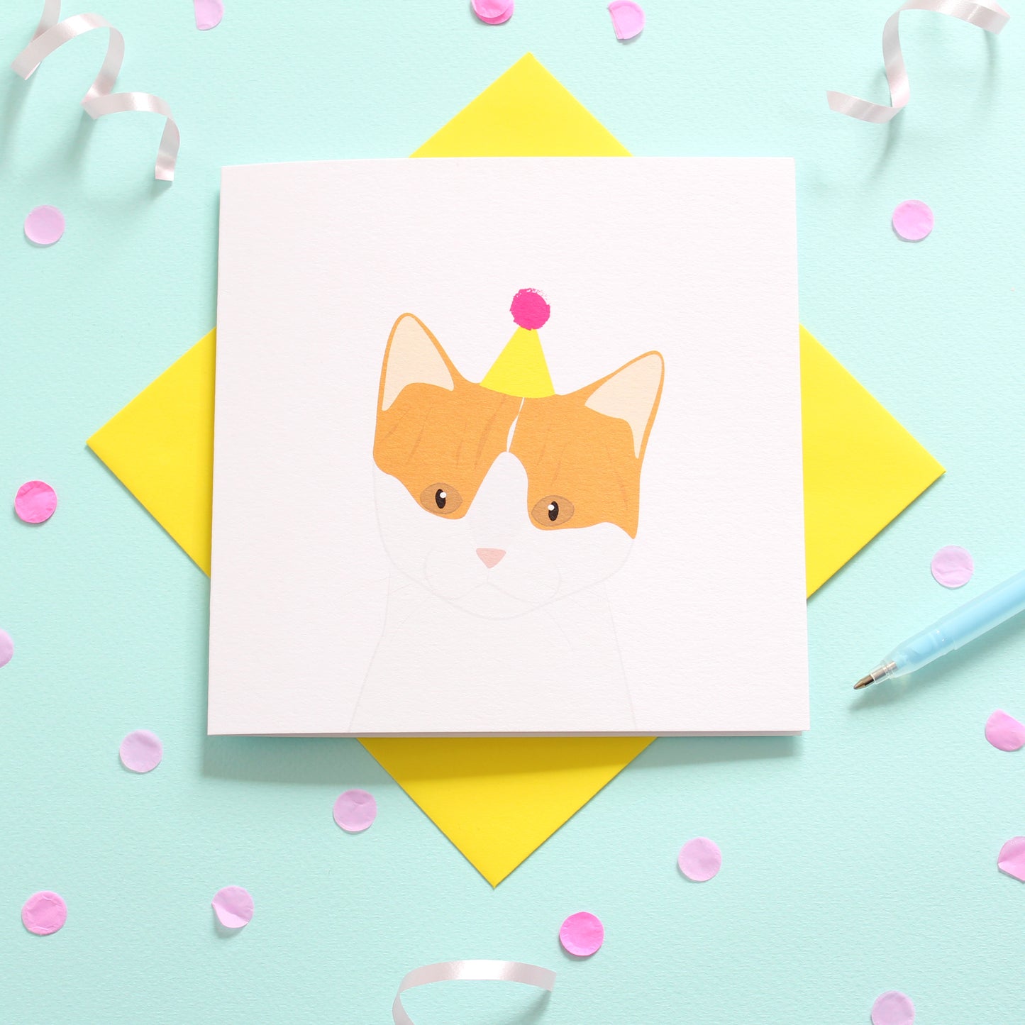 Birthday cat card - Multiple Breeds