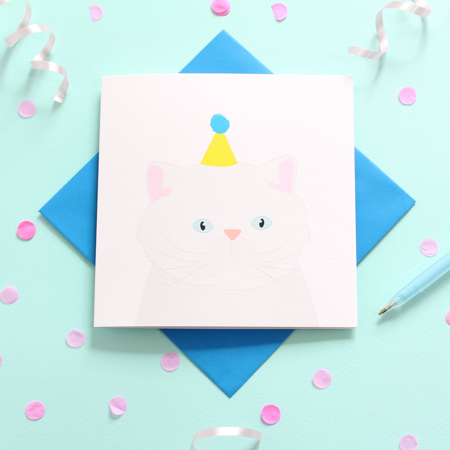 Birthday cat card - Multiple Breeds