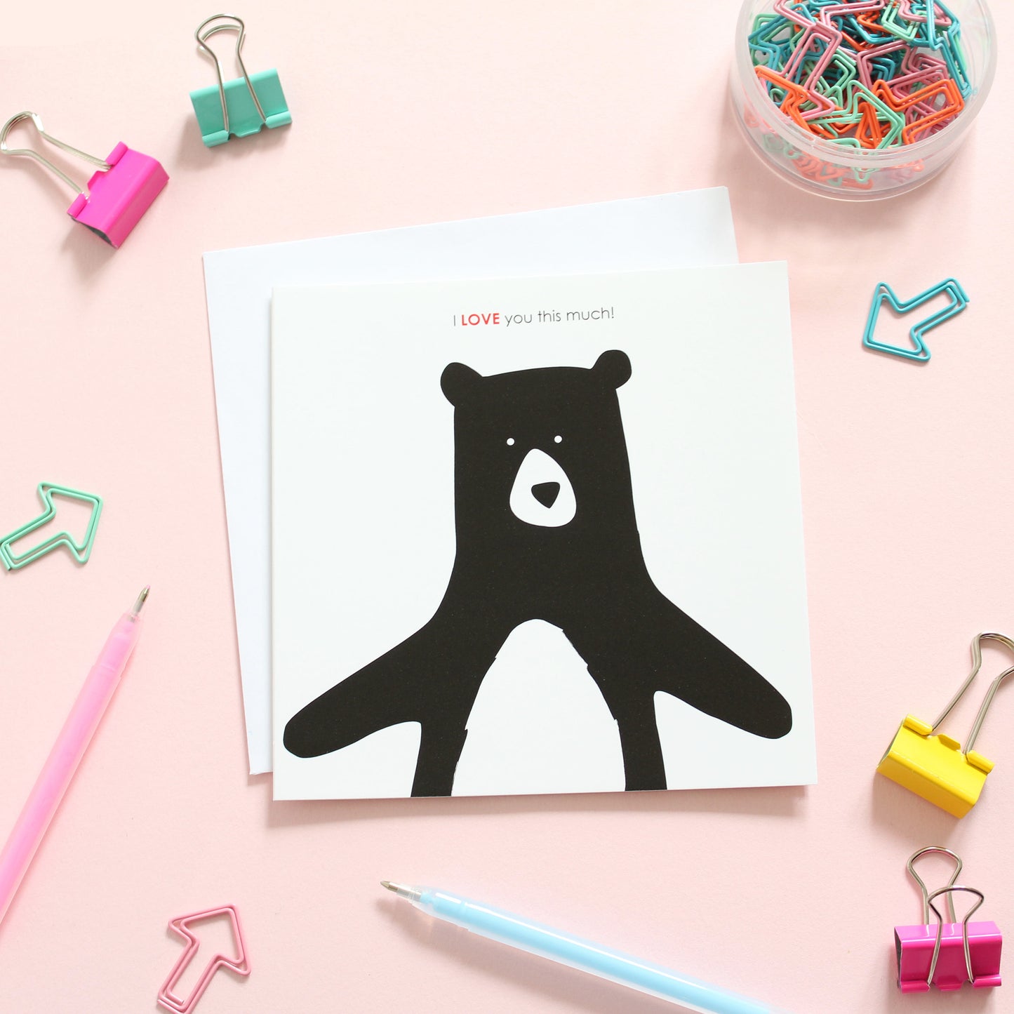 I Love You This Much, Bear Card