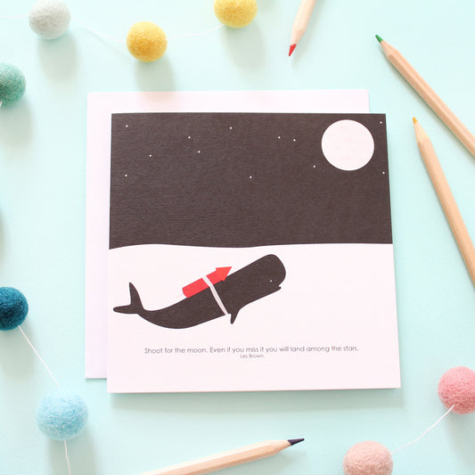 Shoot For The Moon, Whale Card