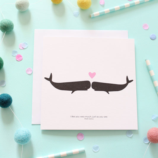 Just As You Are - Whale Card