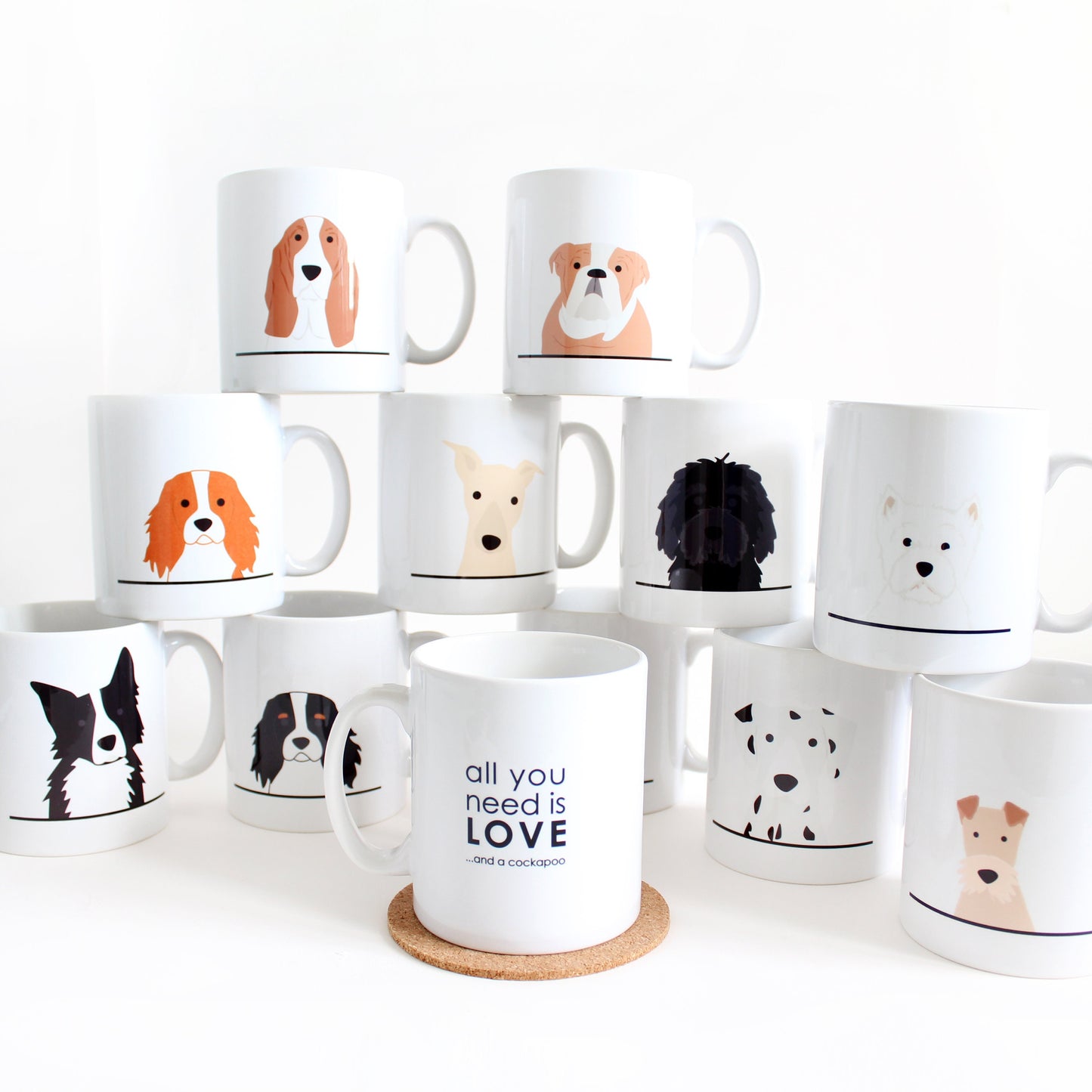 All you need is love and a Dog, Personalised Mug