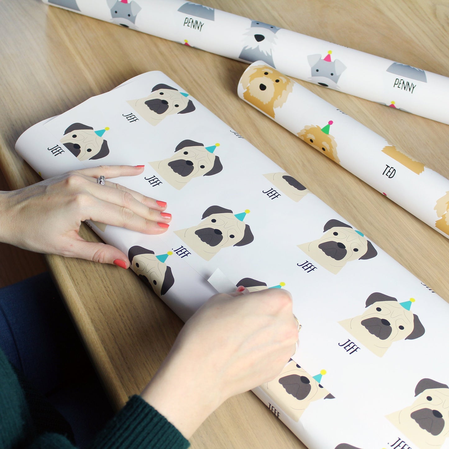 Personalised Birthday Dog Wrapping Paper