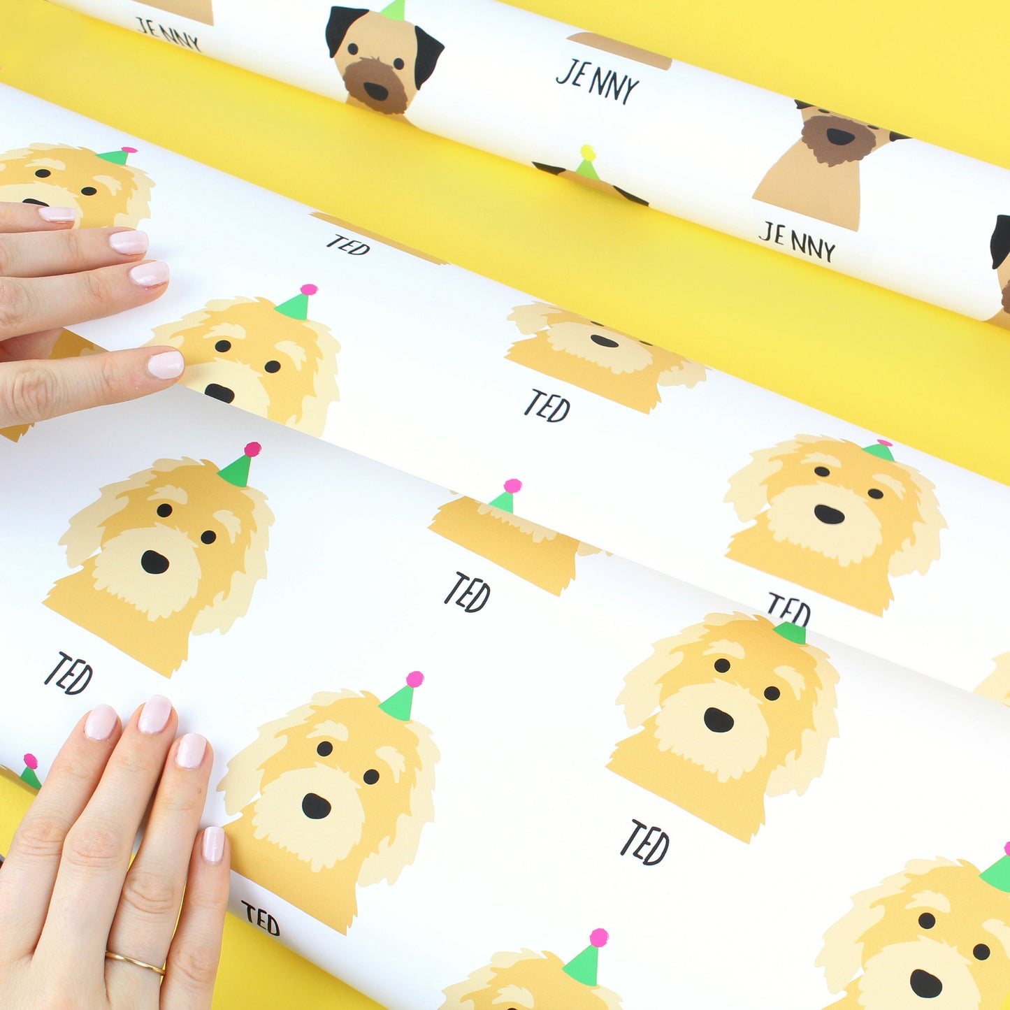 Personalised Birthday Dog Wrapping Paper