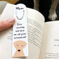 Personalised Dog Bookmark