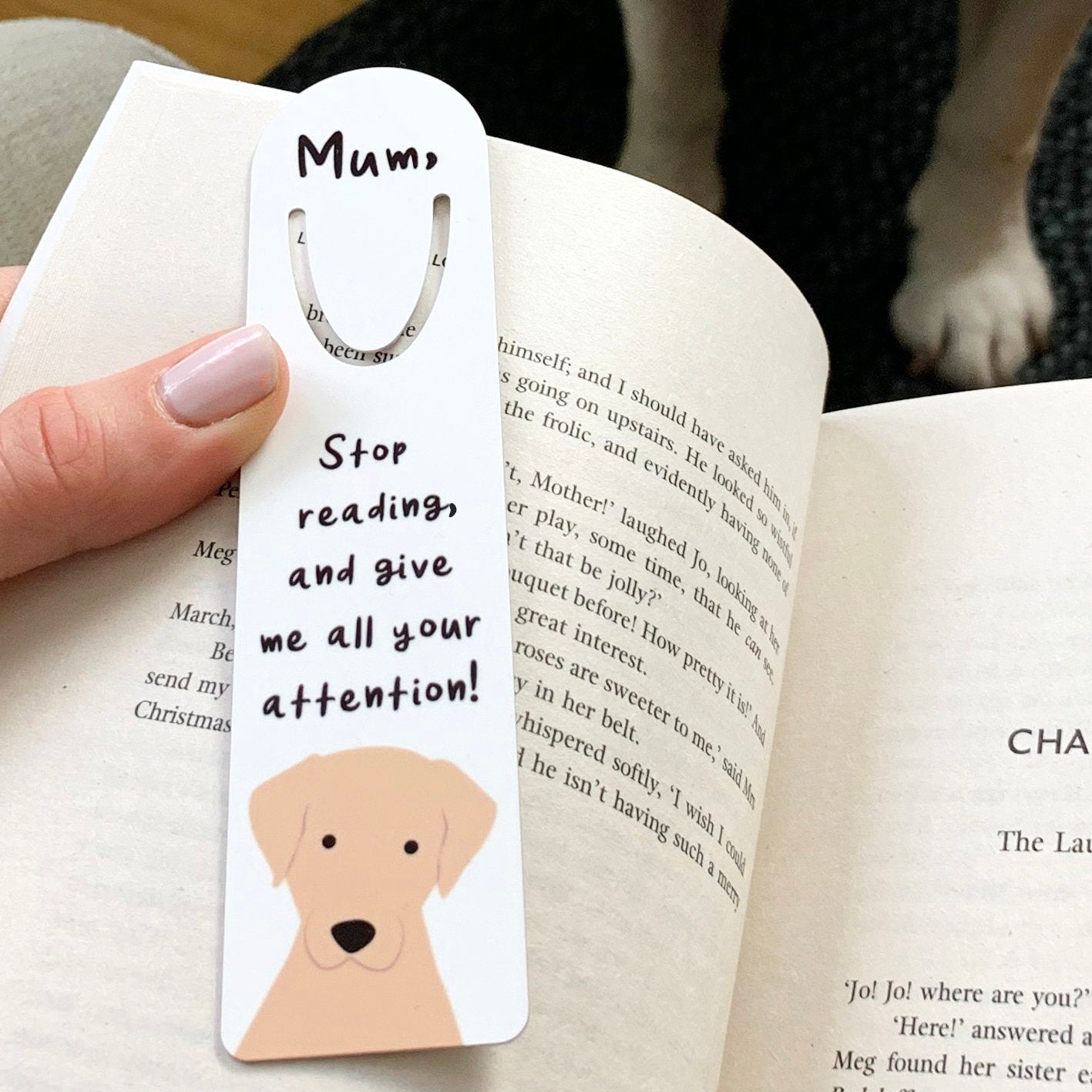 Personalised Dog Bookmark