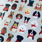 Snowy Christmas Dog Wrapping Paper
