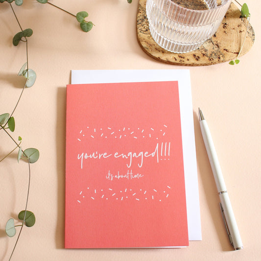 Funny Engagement, Wordy Card