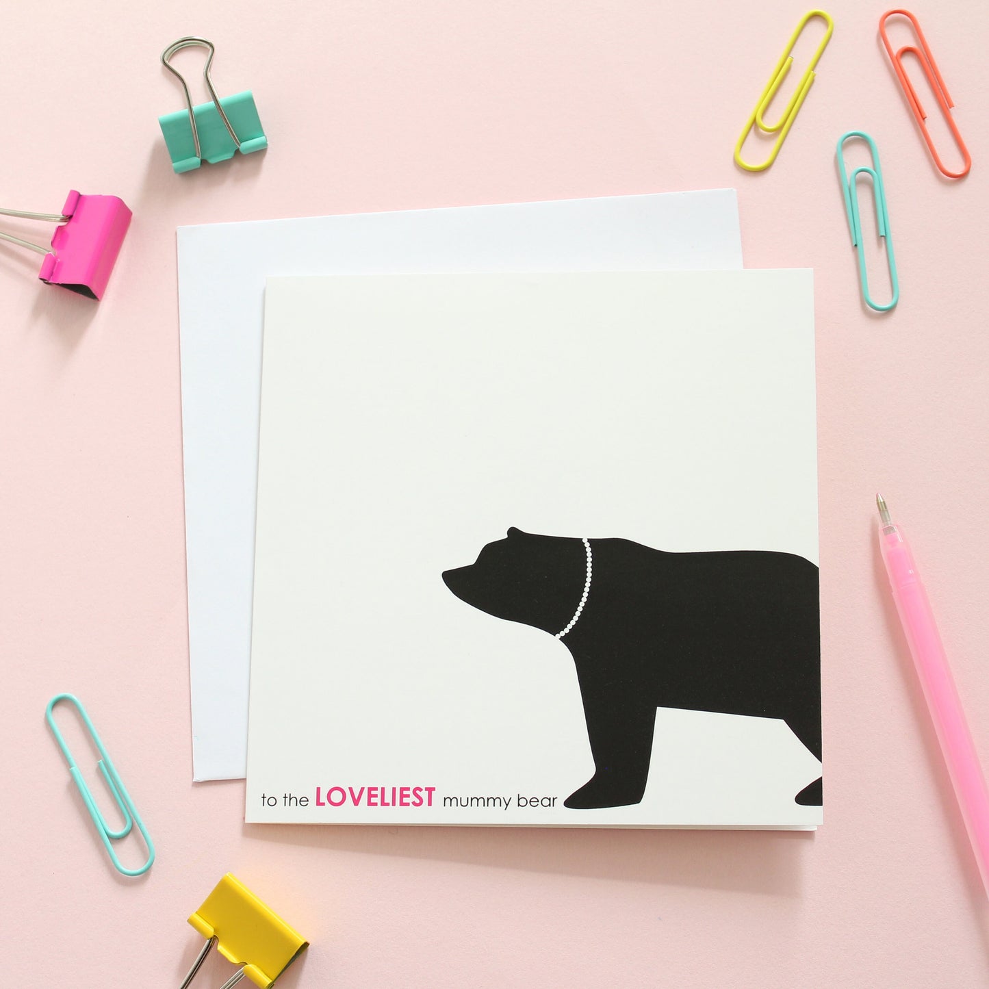 Loveliest Mummy Bear - Bear Card