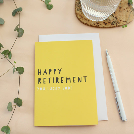 Funny Retirement - Wordy Card