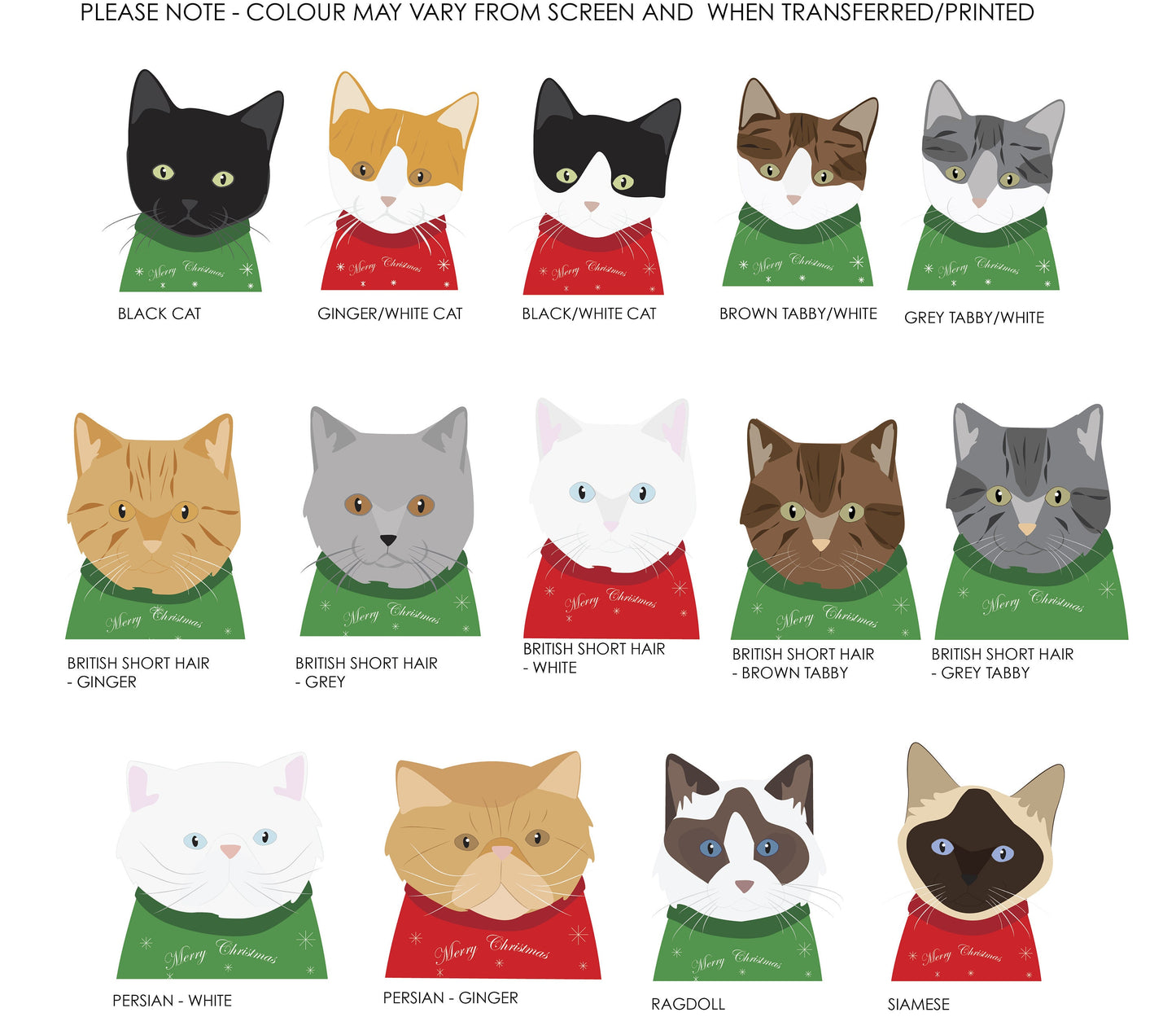 Personalised Cat Christmas Wrapping Paper