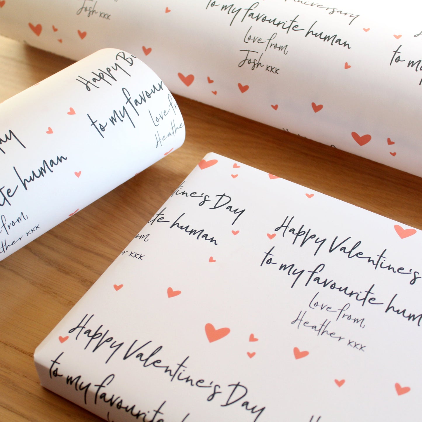 Personalised favourite person wrapping paper