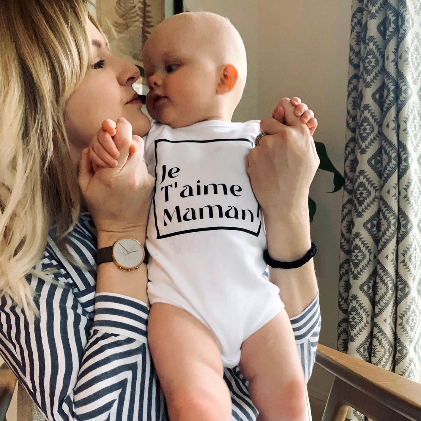 Je T'aime Personalised Baby grow