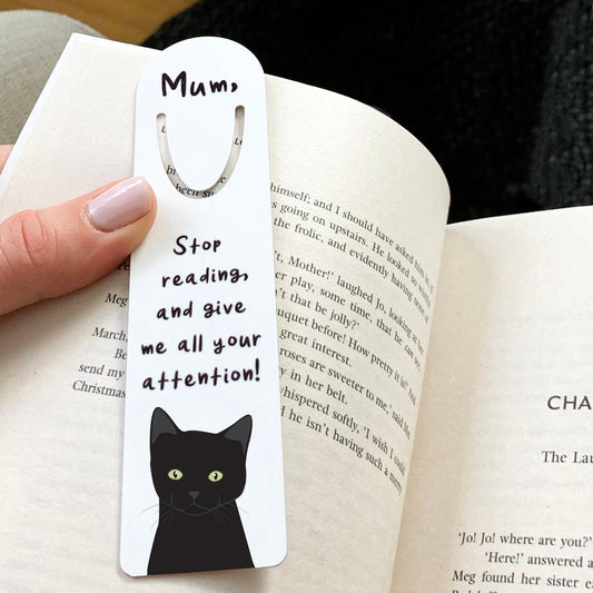 Personalised Cat Bookmark