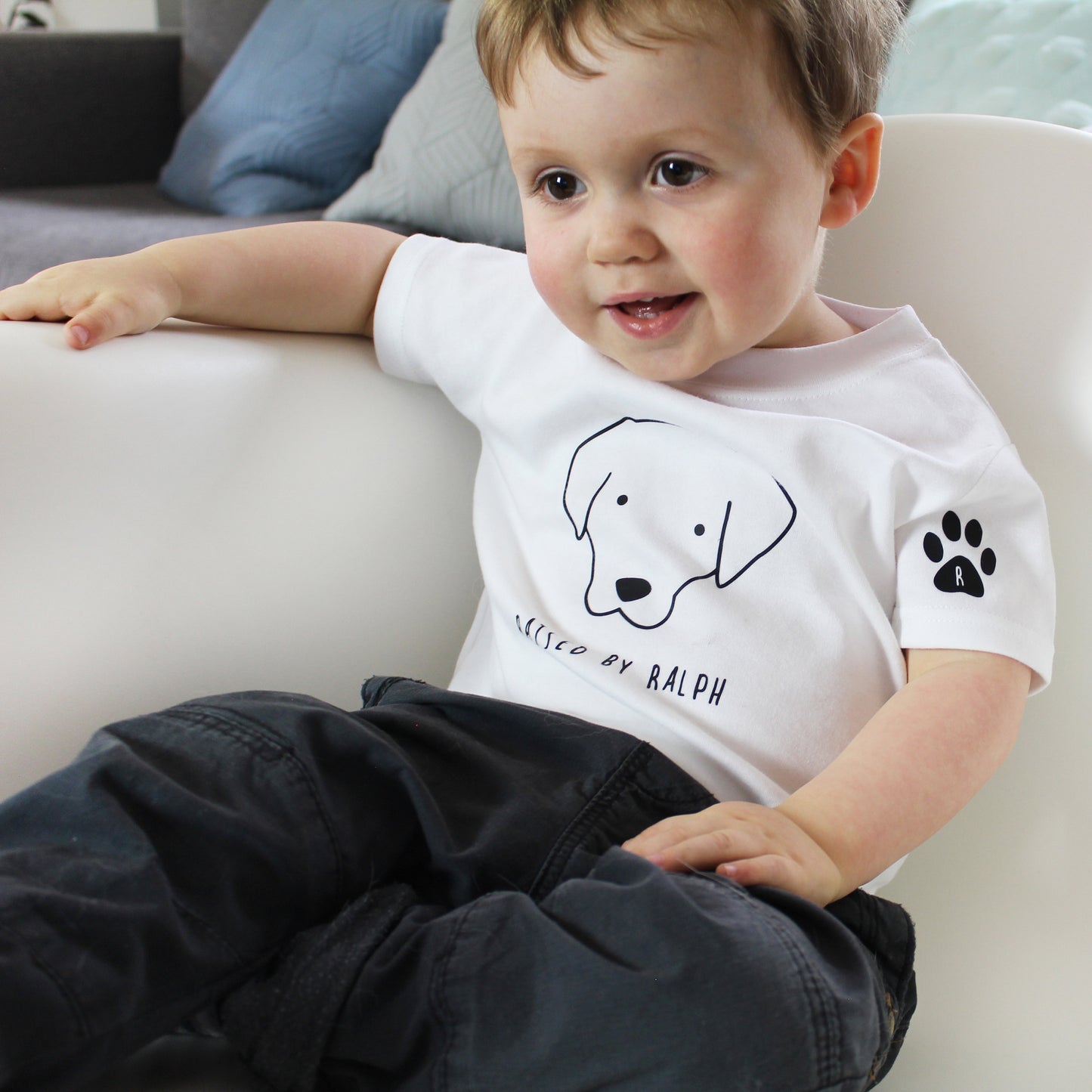 Personalised Dog Baby grow or T-shirt