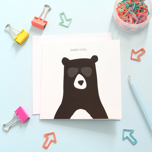 Daddy Cool, Father's Day Bear Card