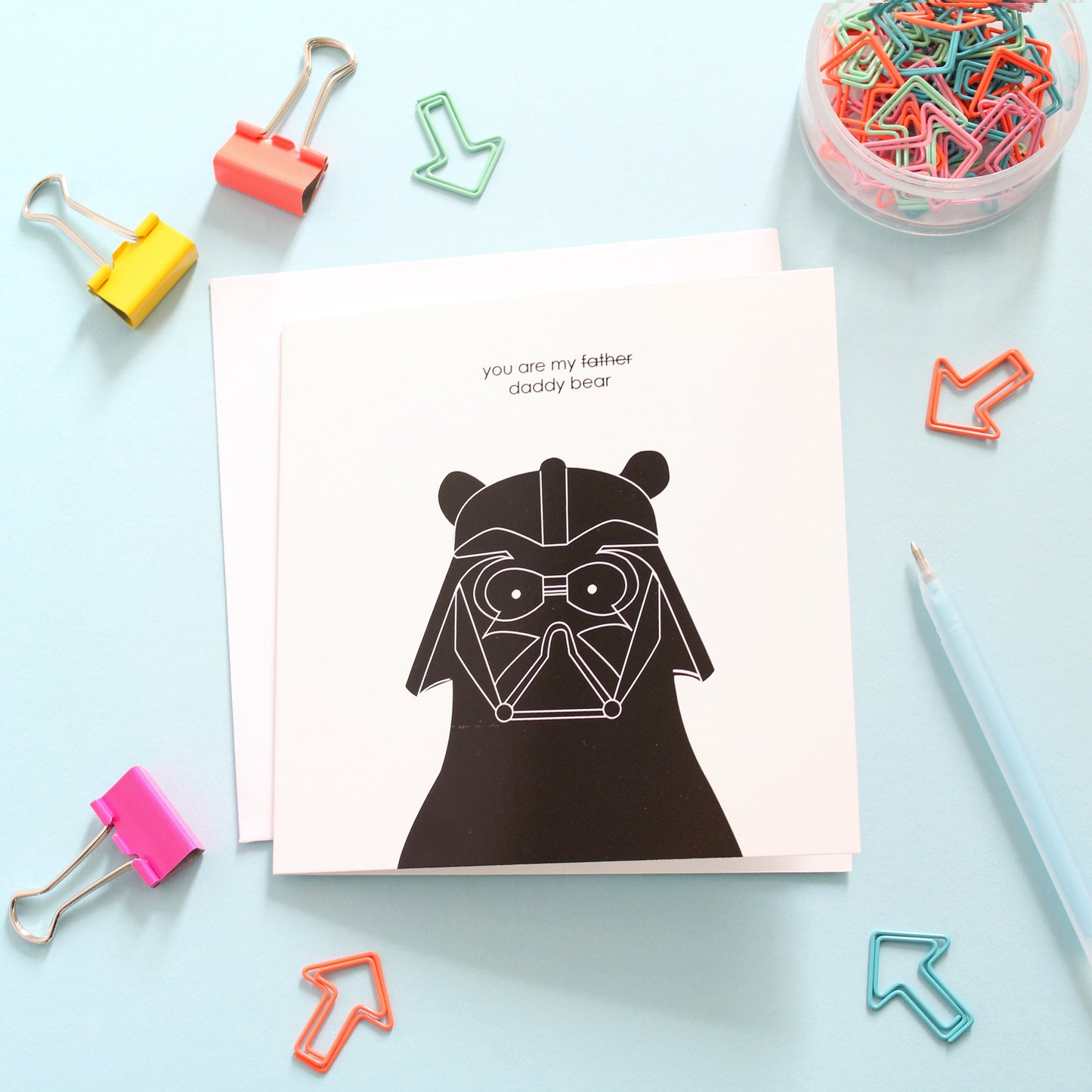Darth Vader, Father's Day Bear Card
