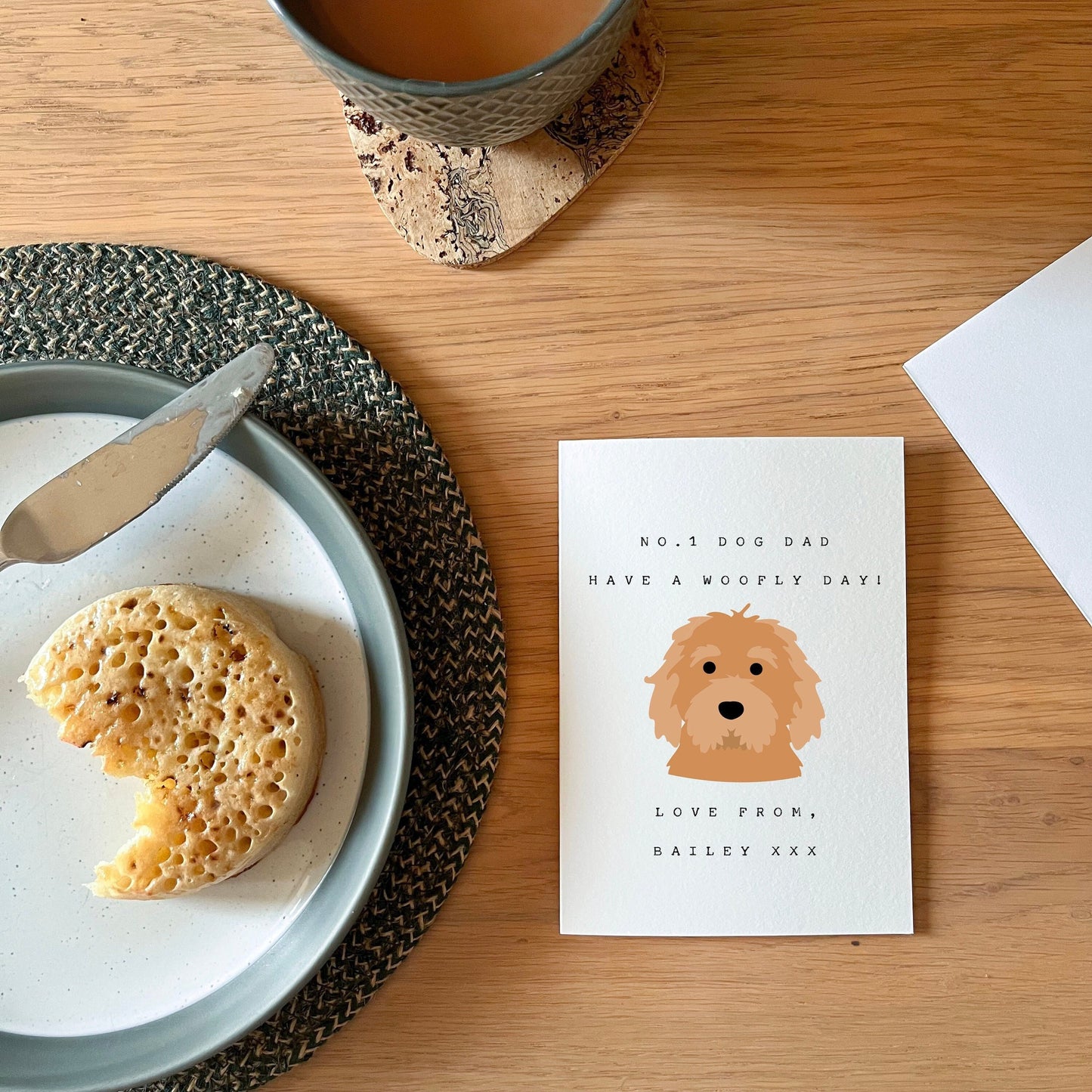 Personalised No.1 Dog Dad Card