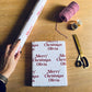 Personalised Merry Christmas Name Wrapping Paper