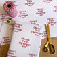 Personalised First Christmas 2025,  Text Gift Wrap