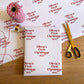 Personalised First Christmas 2025,  Text Gift Wrap